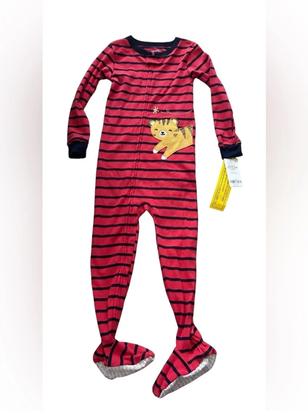 Carter‘s Toddler Cotton Footie PJ with Tiger 4T NWT